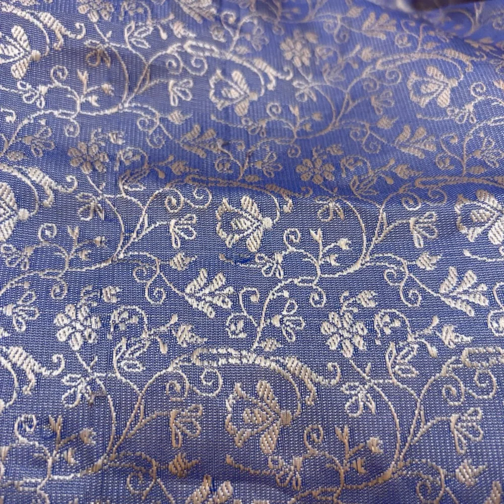 Brand New Bombay Store Artistic Silk Stole Gold‎ and Purple